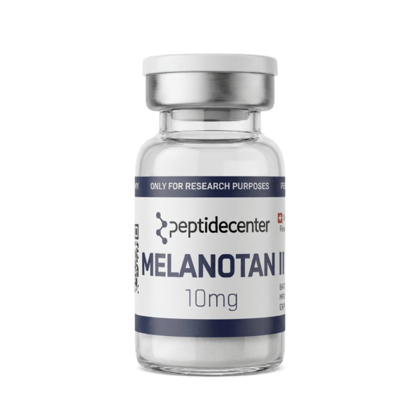 Flacon Melanotan II gevriesdroogd poeder van PeptideCenter