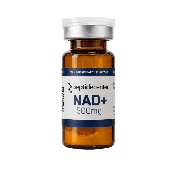 Flacon NAD+ 500 mg gevriesdroogd poeder van PeptideCenter